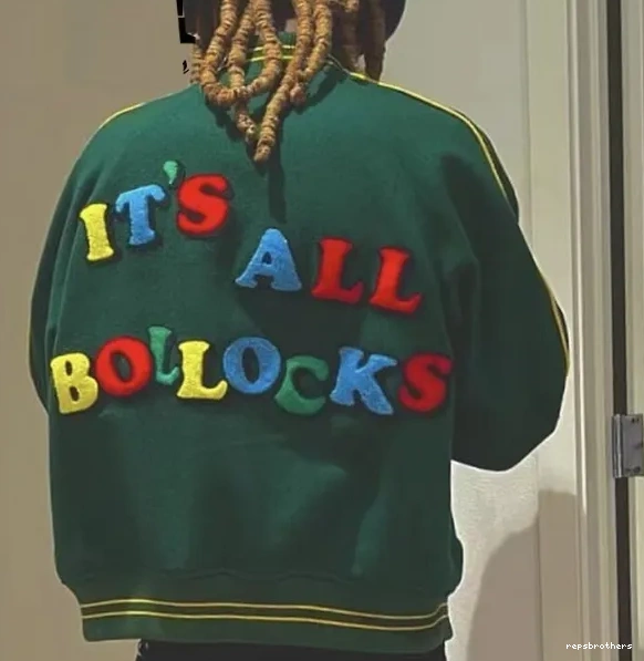 Bollocks Jamie It's L Jacket Reid All M XL S Green Varsity Black 21SS 0715